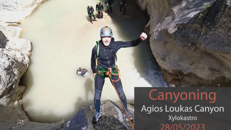 Canyoning - Agios Loukas Canyon